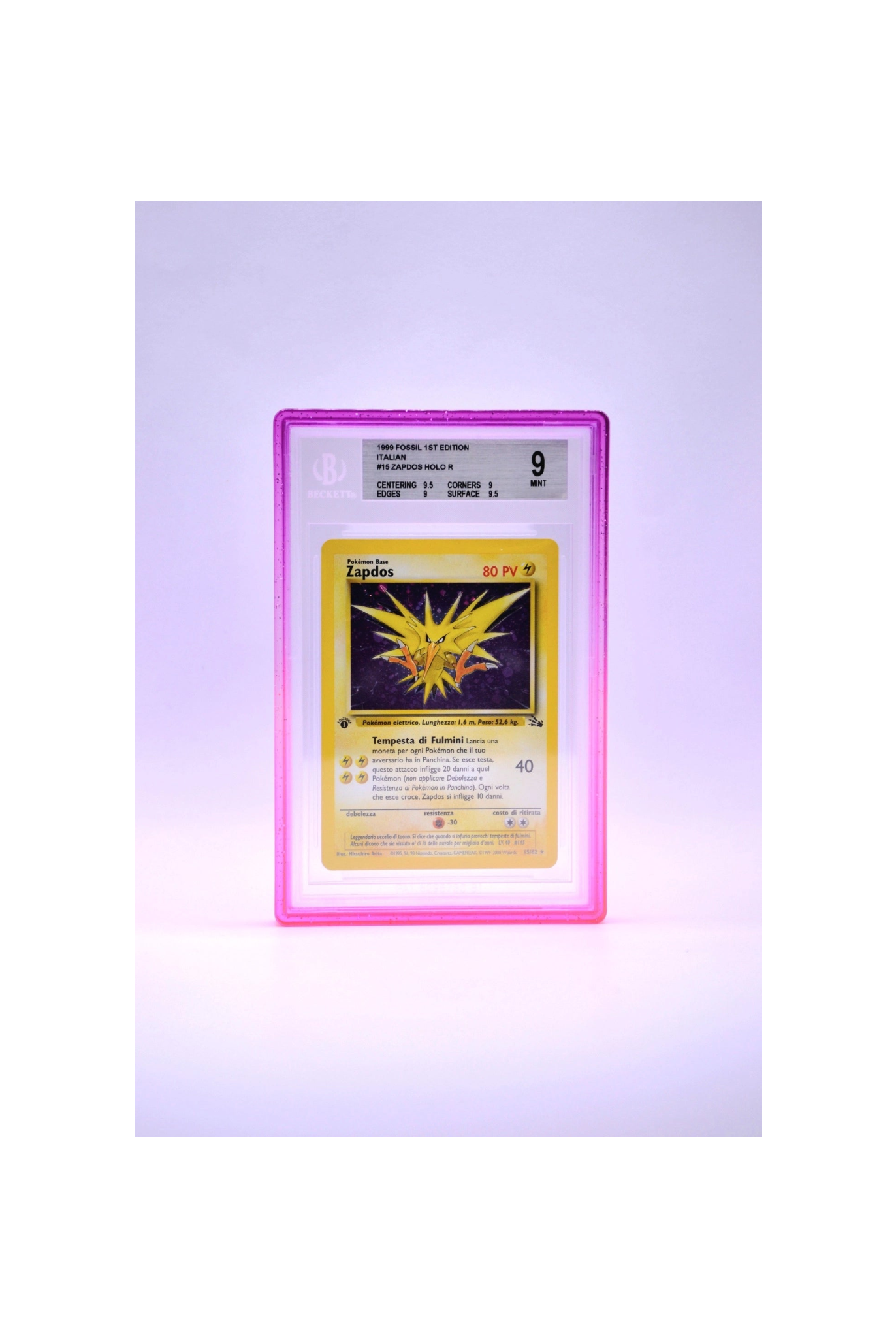 BUMPER WAY SHINING Protective Cover for BGS Graded Cards (35PT)