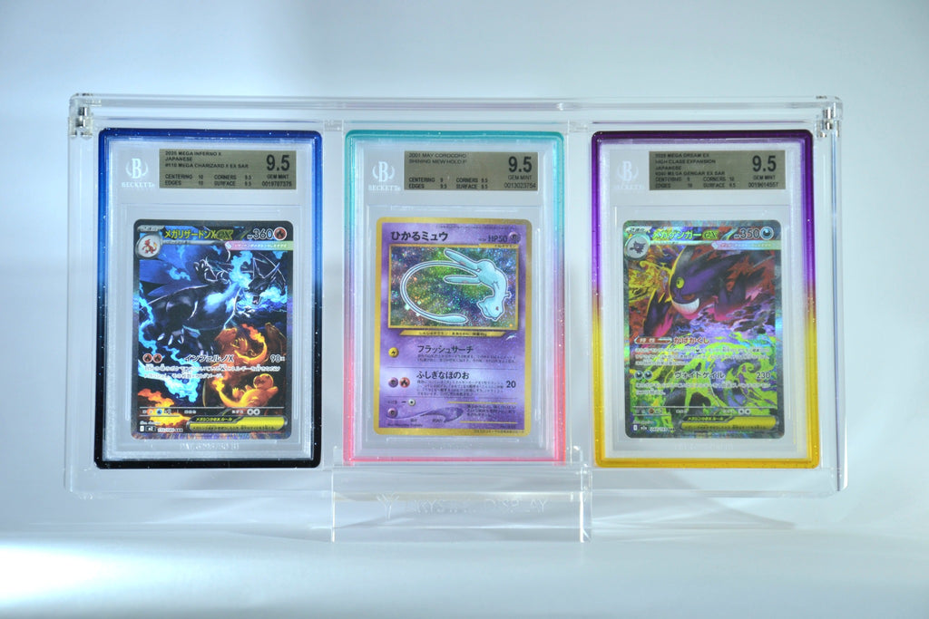 TRYNYTY BUMP | Premium Display for 3 BGS Graded Cards