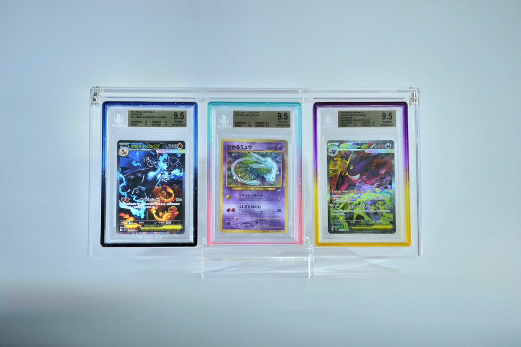 TRYNYTY BUMP | Premium Display for 3 BGS Graded Cards