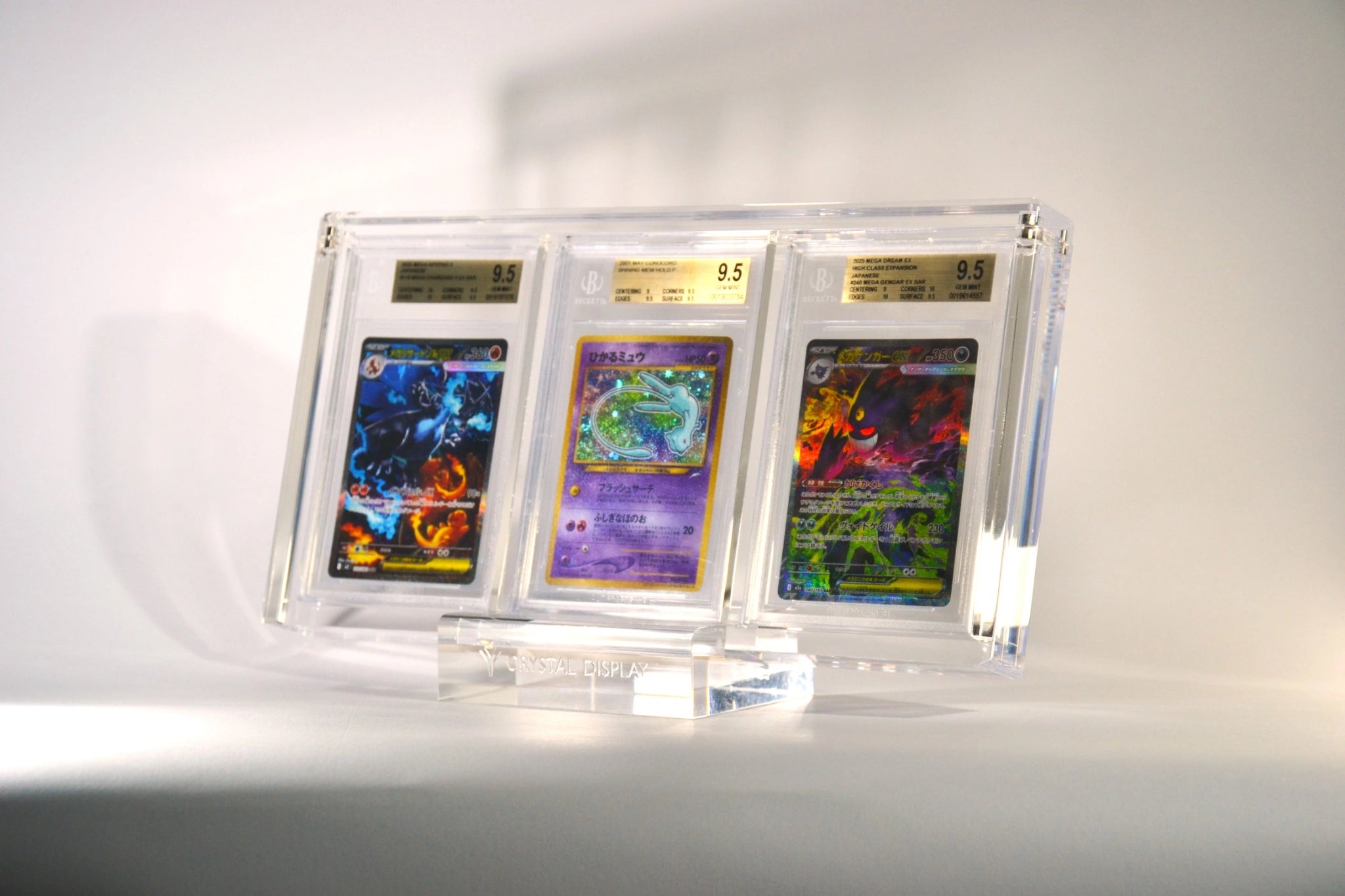 TRYNYTY | Display Premium per 3 Carte Gradate  BGS