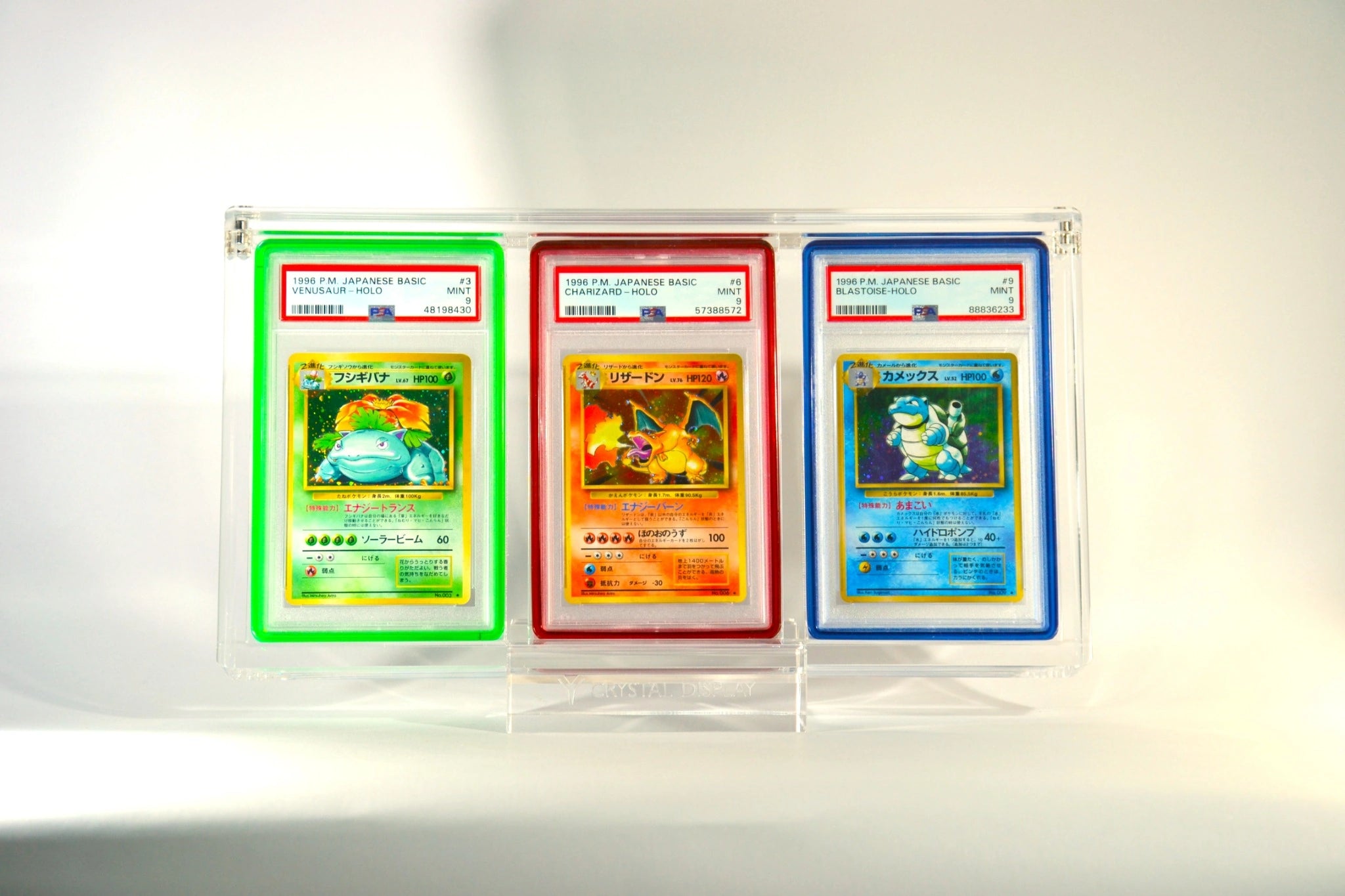 TRYNYTY BUMP | Display Premium per 3 Carte Gradate PSA | CGC | TAG | GRAAD