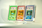 TRYNYTY BUMP | Display Premium per 3 Carte Gradate PSA | CGC | TAG | GRAAD