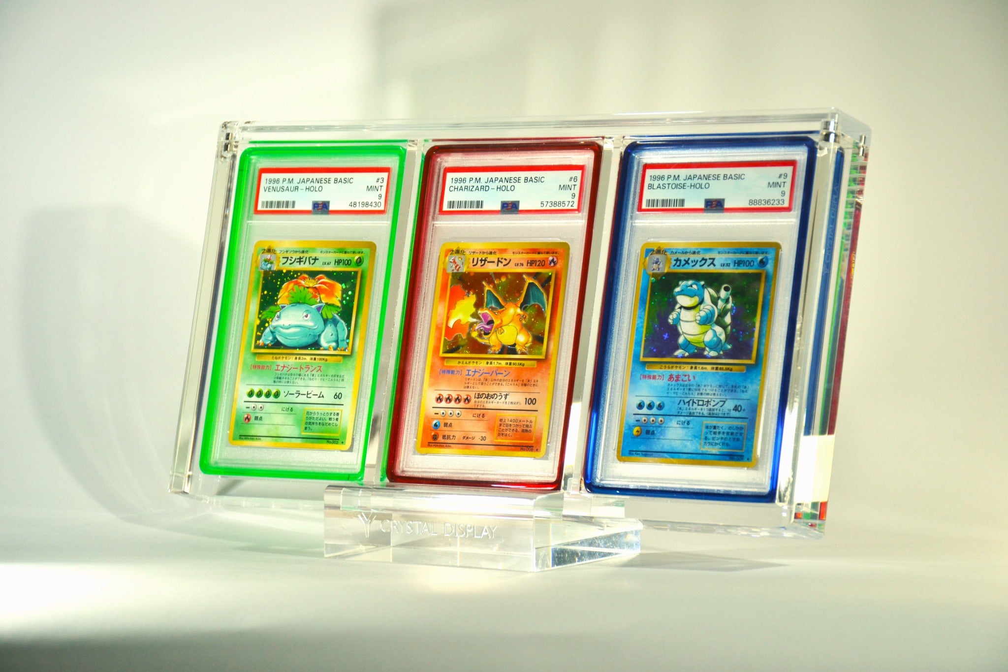 TRYNYTY BUMP | Display Premium per 3 Carte Gradate PSA | CGC | TAG | GRAAD
