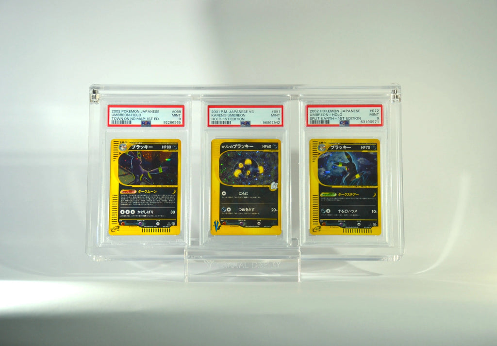 TRYNYTY | Display Premium per 3 Carte Gradate  PSA | CGC | TAG | GRAAD