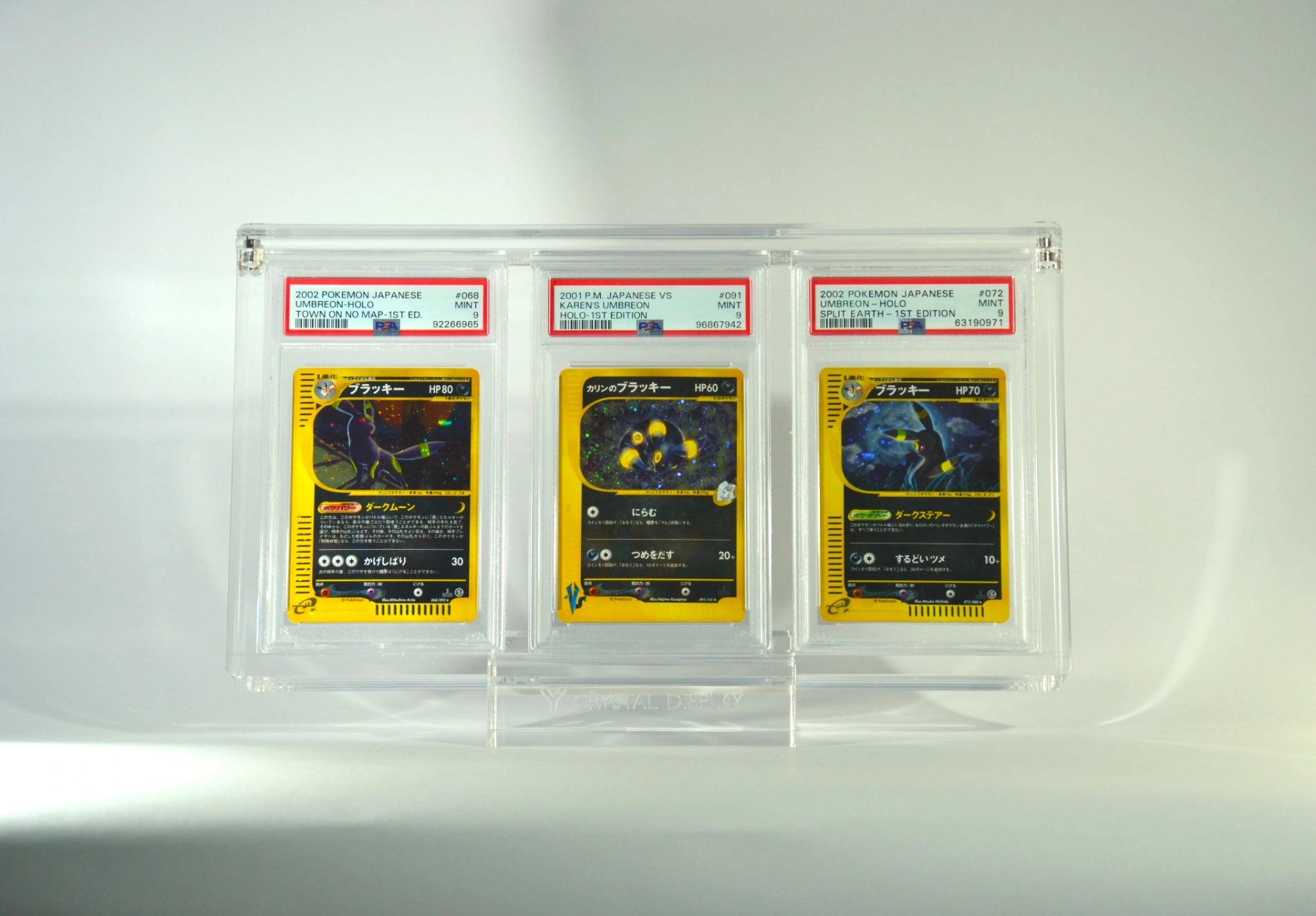 TRYNYTY | Display Premium per 3 Carte Gradate  PSA | CGC | TAG | GRAAD