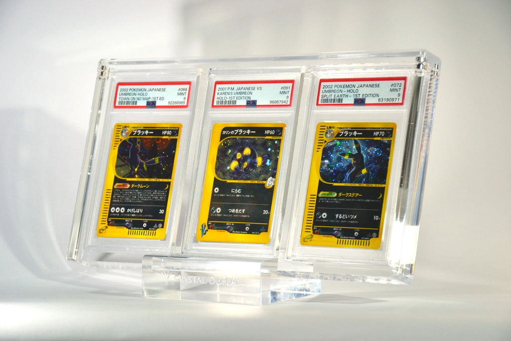 TRYNYTY | Display Premium per 3 Carte Gradate  PSA | CGC | TAG | GRAAD